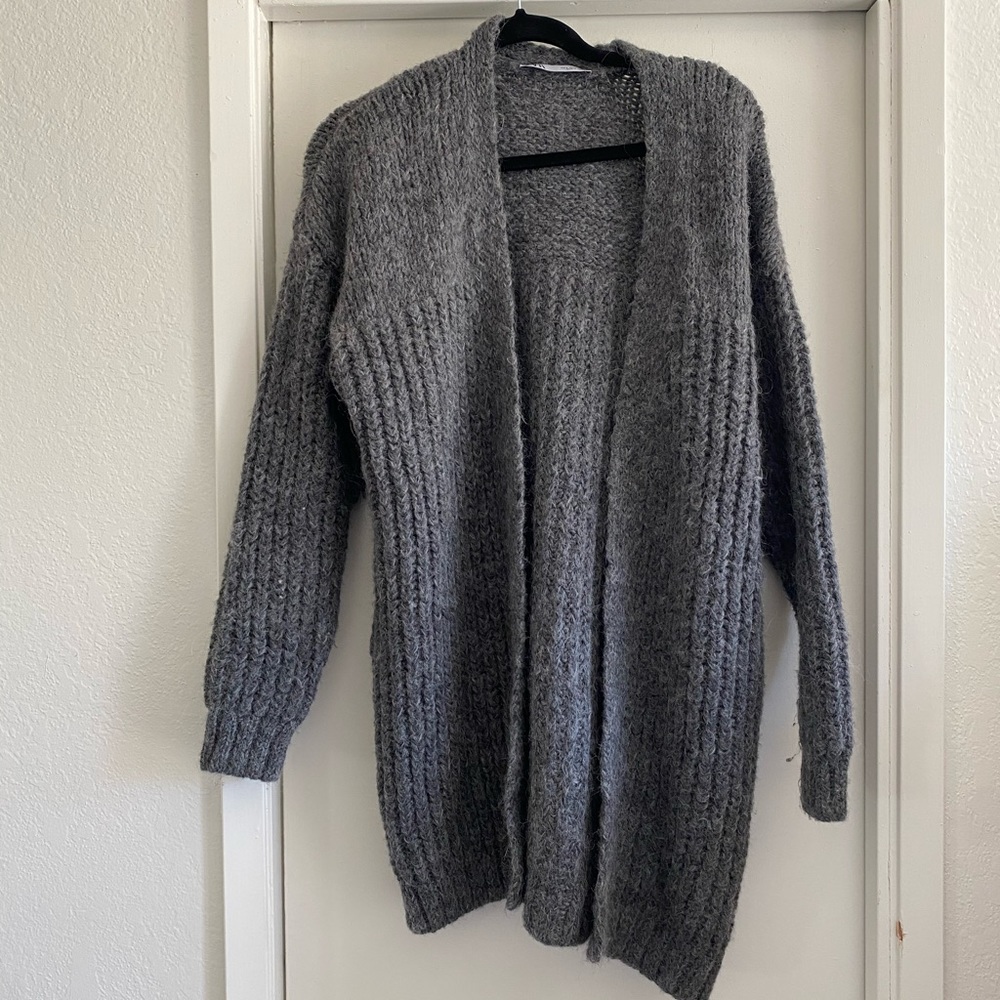 Zara chunky knitted cardigan